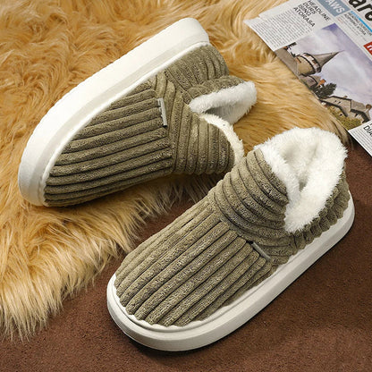 Luvik | Tossu - Ortopedinen tuki - Pehmeä ja mukava pohja - Pehmeä samettinen ulkonäkö