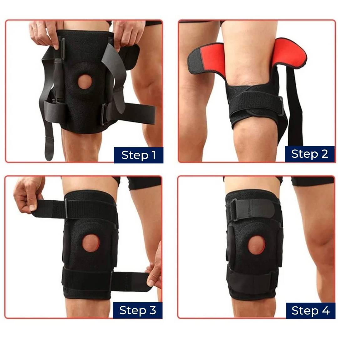 FlexGuard ACL Kneebind | Kneestøtte - Knestabilitet - Reduserer smerte og hevelse - Begrenset bevegelse - Beskytter kneet - Forbedrer restitusjon Luvikno