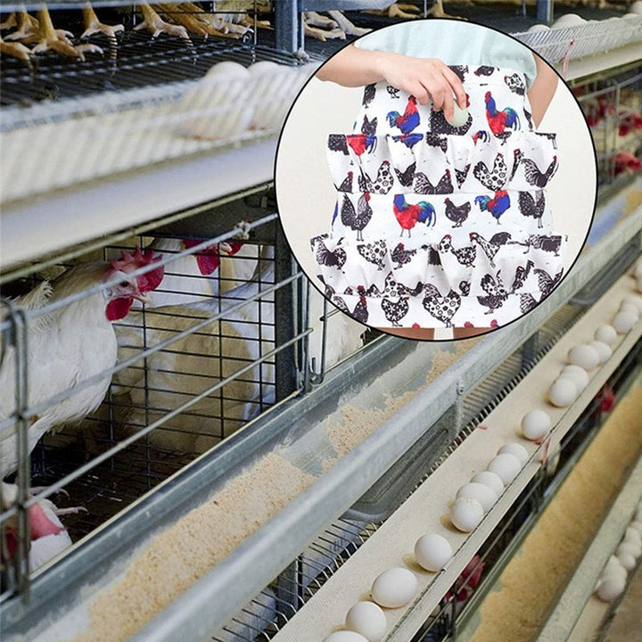 Multi-Lomme Egg Høsting Arbeidsforklær | Luvikno