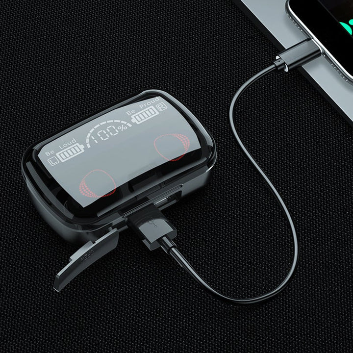 Luvikno | TWS Bluetooth 5.1 Stilige trådløse Bluetooth-hodetelefoner