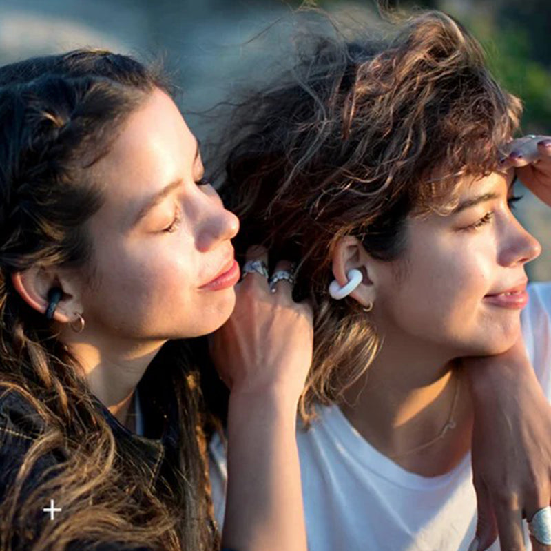 Bone conduction headphones with clip for the ear, wireless | luvikno
