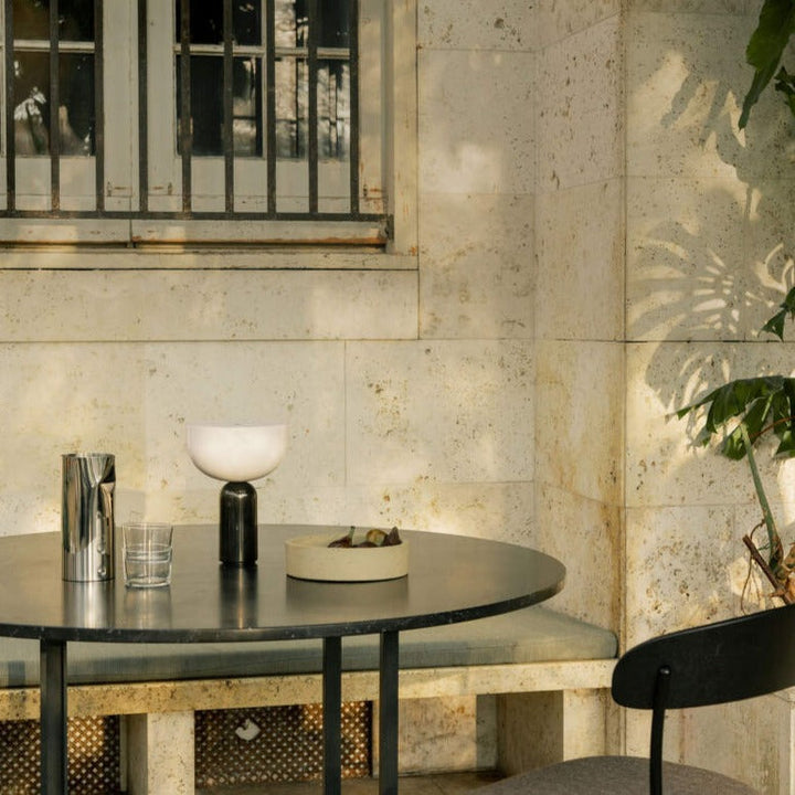 Luvikno | MarbleLuxe Lamp - Luksuriøs Marmor Bordlampe med Gyldne Akenter
