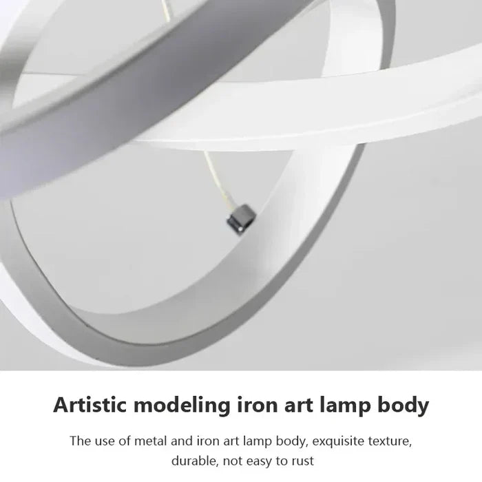 Moderne LED Taklampe - WaveGlow | Luvikno