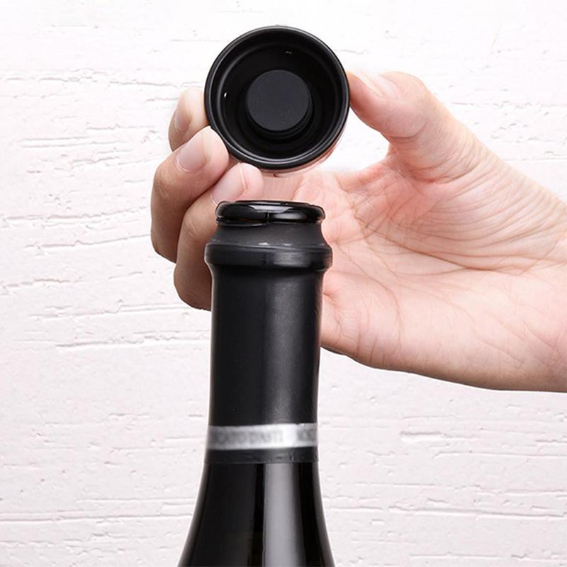 Gjenbrukbar lekkasjesikker silikonforseglet champagnevinsflaskekork | Luvikno