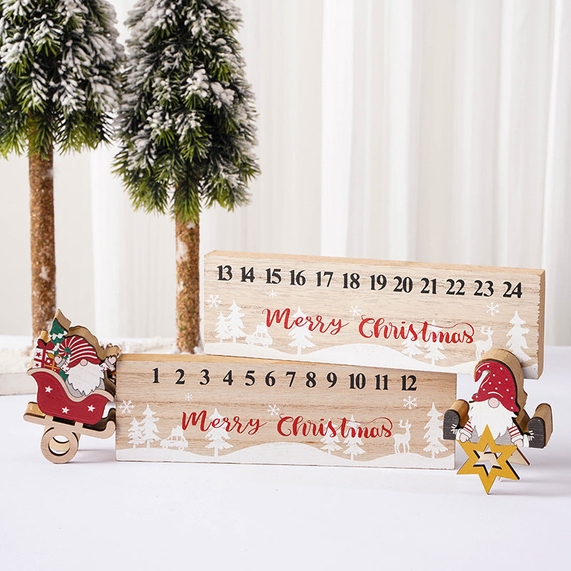 God jul Tre Mobil Santa Claus Kalender Ornament | Luvikno