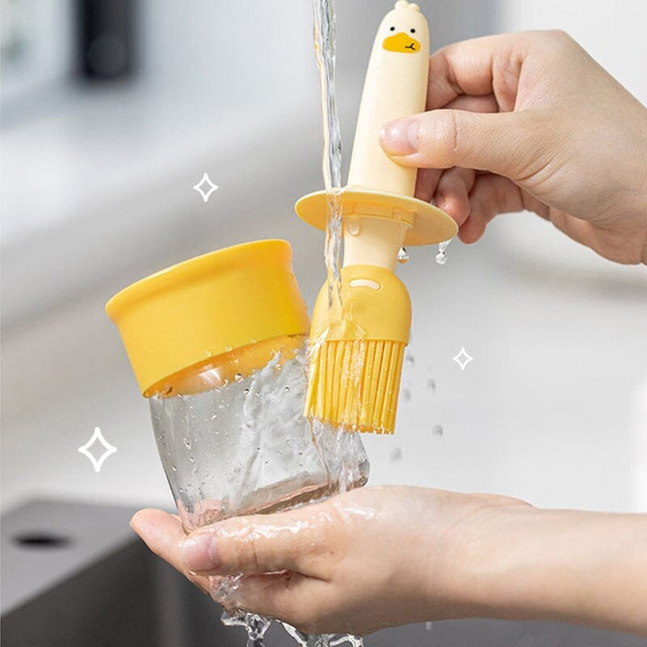 Oljedispenser med pensel for BBQ | Luvikno