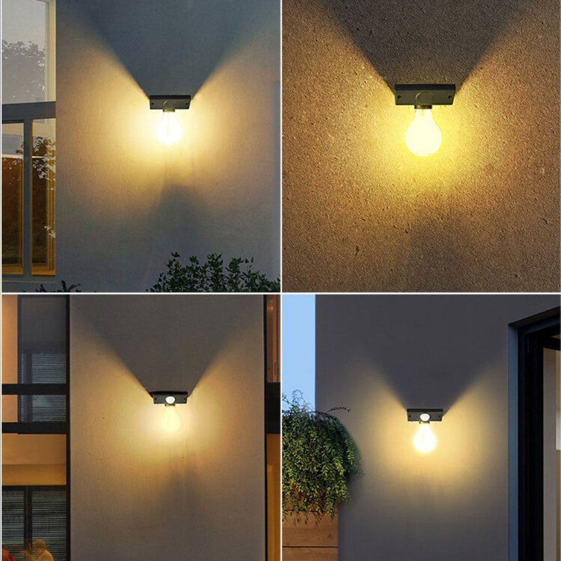 SolarGuard Vegglampe med bevegelsessensor Luvikno