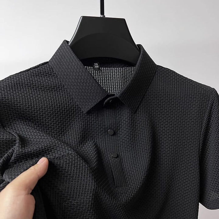 Mesh Ice Silk Korte Ermel T-skjorte | Luvikno