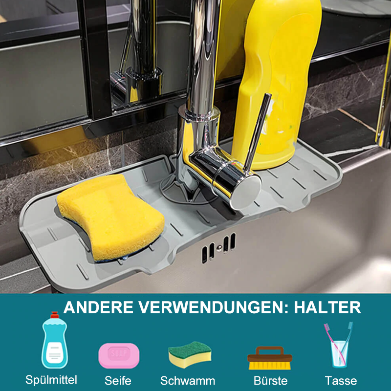 Luvikno | Silikonkran håndtak dryppfanger brett