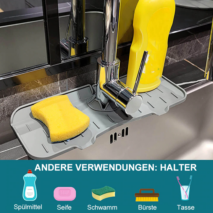 Luvikno | Silikonkran håndtak dryppfanger brett