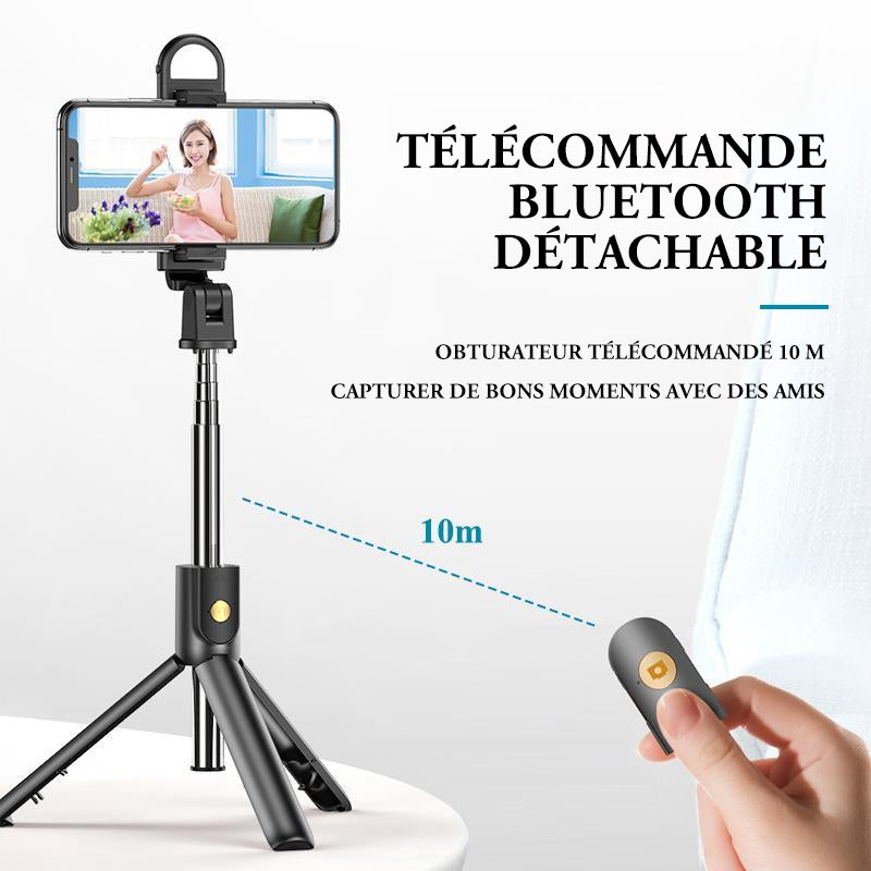 Tripod for selfie stick with Bluetooth remote control | Luvikno
