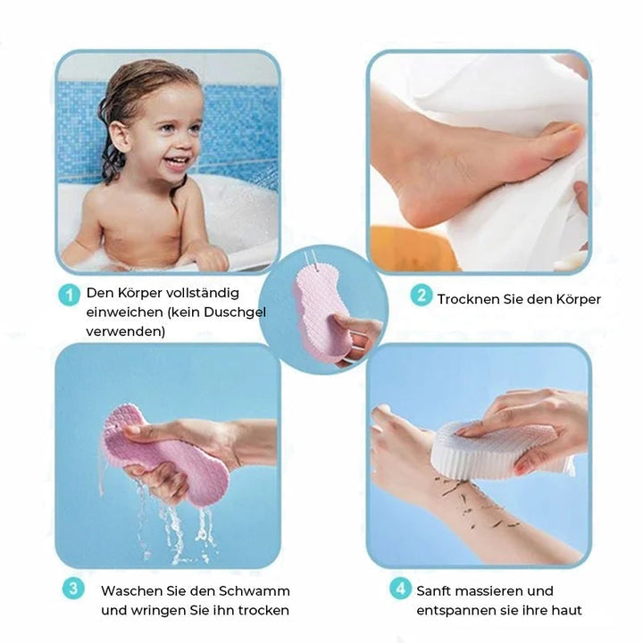 Luvikno | Super myk peeling bade svamp