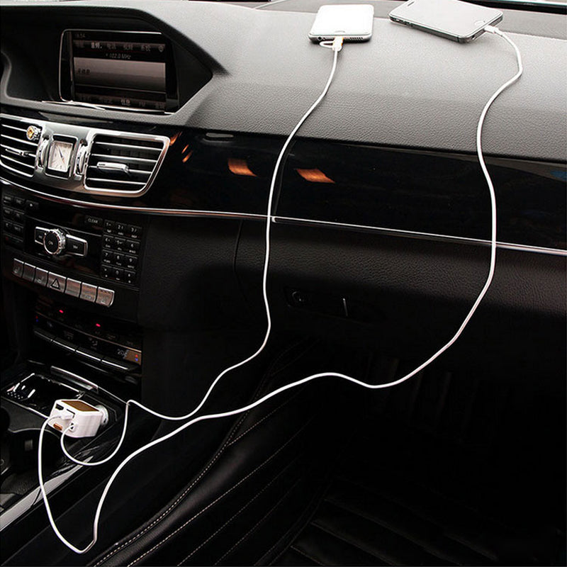 Ciaovie biladapter Multi med uttrekkbar ladekabel | luvikno