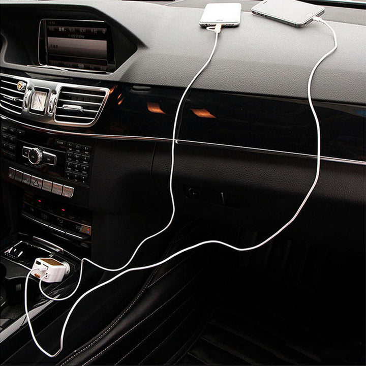 Ciaovie biladapter Multi med uttrekkbar ladekabel | luvikno