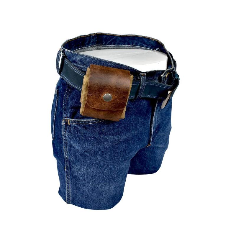 Dimoohome™ Lærrete og kanvas bushcraft bag | Luvikno