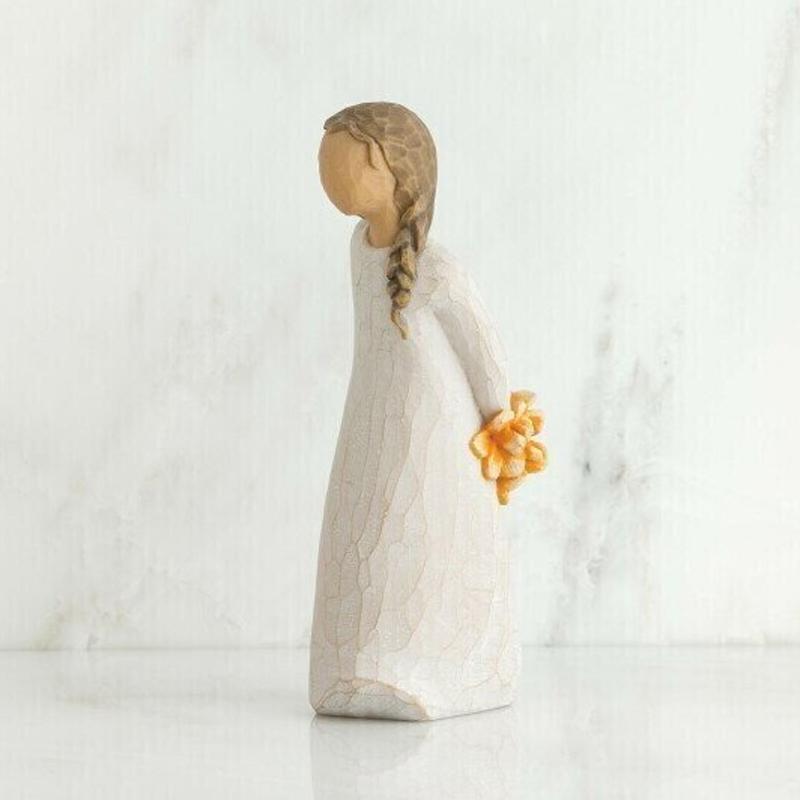 Ornament - Jente med en bukett | Luvikno