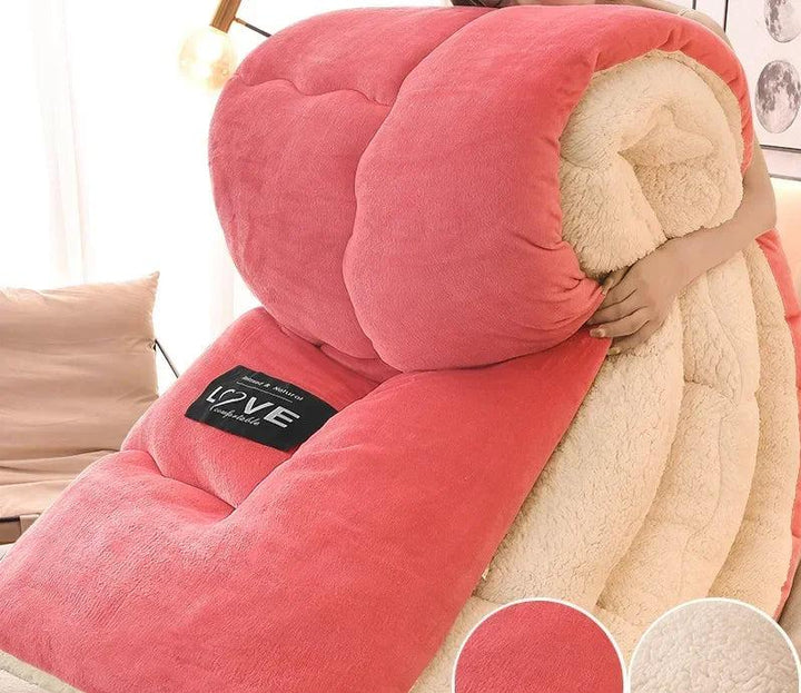 Ultimate Winter Comfort Blanket with Double-Layer Flannel Fleece | Luvikno