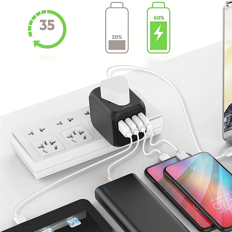 Luvikno | Universal Smart Travel Adapter Spenningsomformer