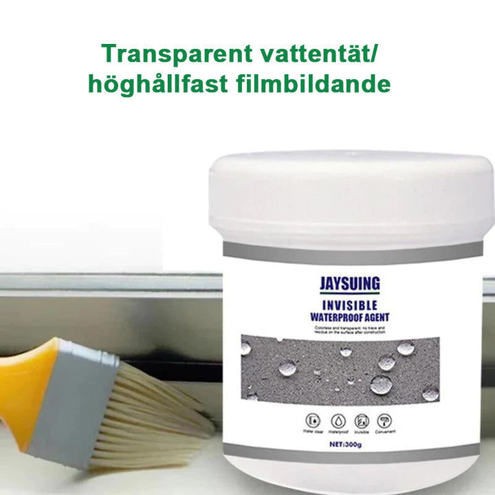 Gjennomsiktig vanntett belegg
