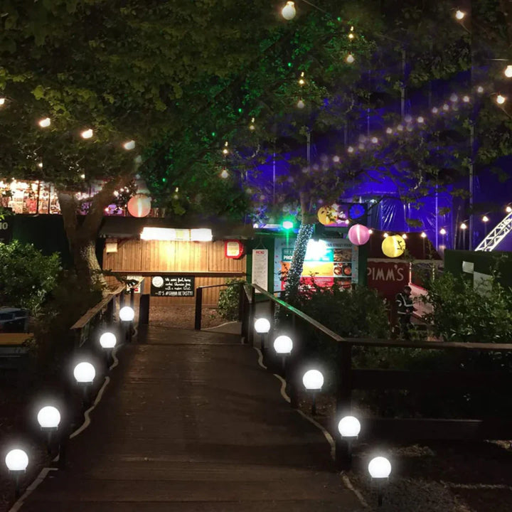 Luvikno | 3-delt sett vanntette LED sollys for hagen