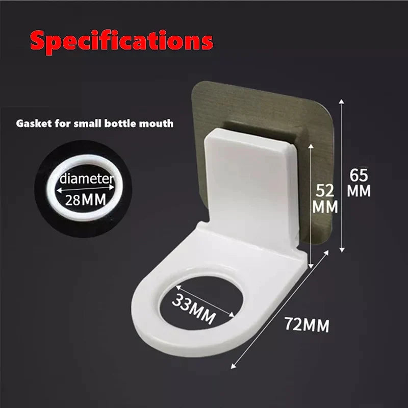Shampoo & Sanitizer Adhesive Sticky Holder Luvikno