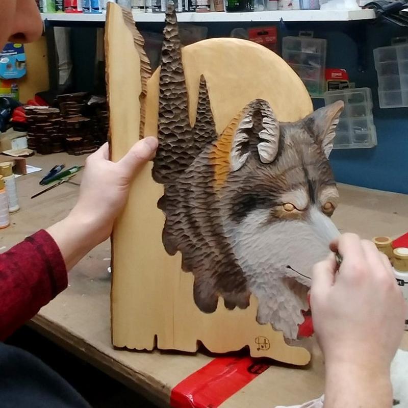 Veggsdekorasjon Artcraft dyreskulptur | Luvikno