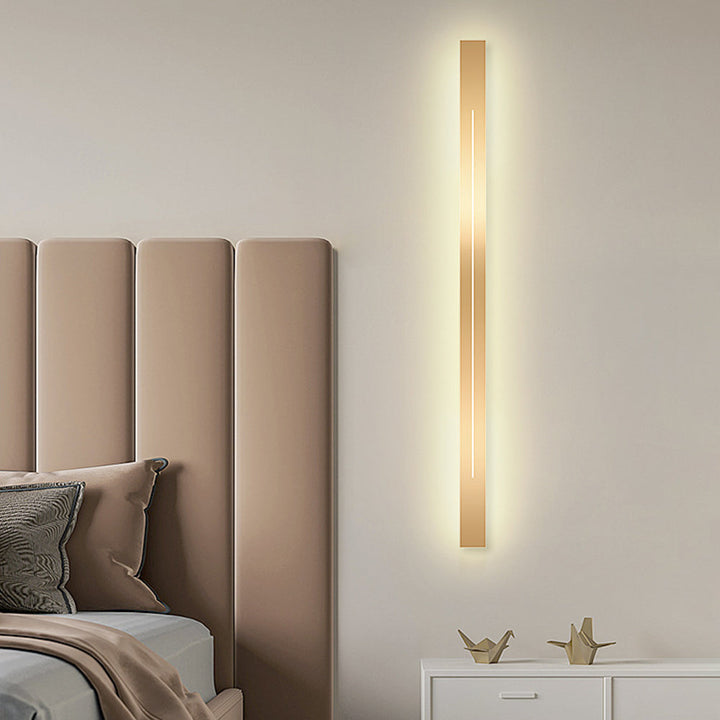 Moderne LED Vegglampe - LumièreGold | Luvikno