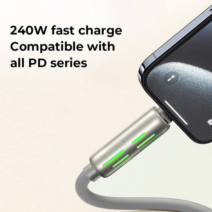 240W 4-i-1 USB C Kabel | Luvikno