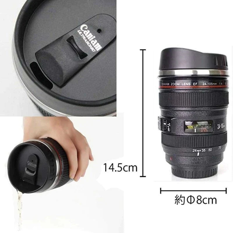 Kreativ Kamera Linse Kaffe Te Krus 300 ML Luvikno