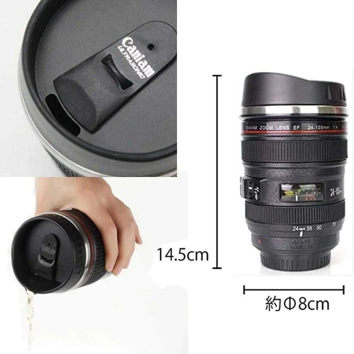 Kreativ Kamera Linse Kaffe Te Krus 300 ML Luvikno