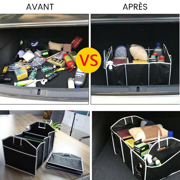 Foldbar oppbevaringsboks for bagasjerom | Luvikno