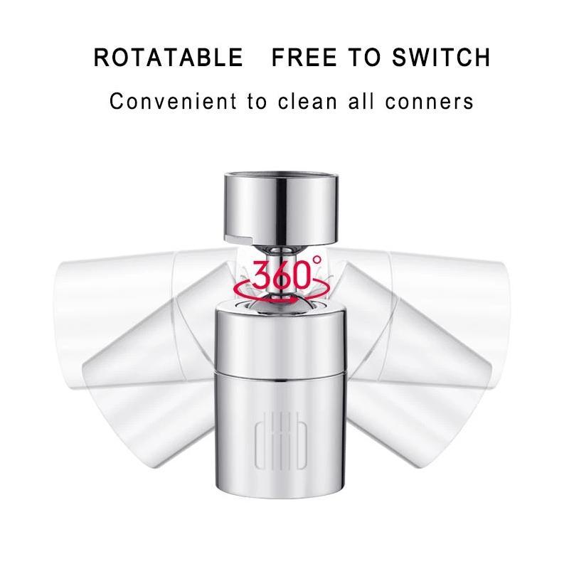 Roterbar Dual-Funksjons Bubbler Kranhode | Luvikno