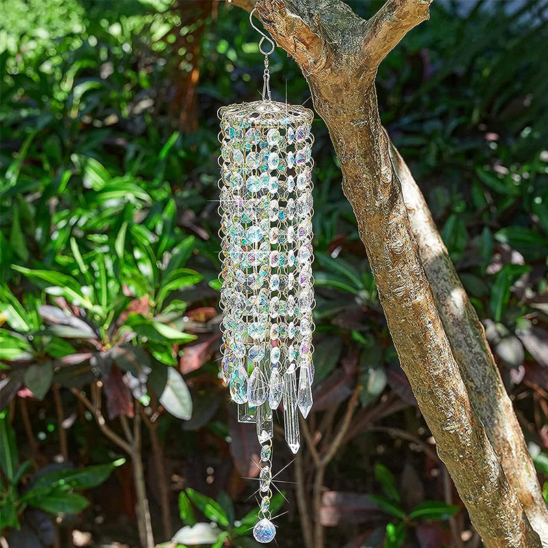 Aurora Crystal Glass Vindspill | Luvikno