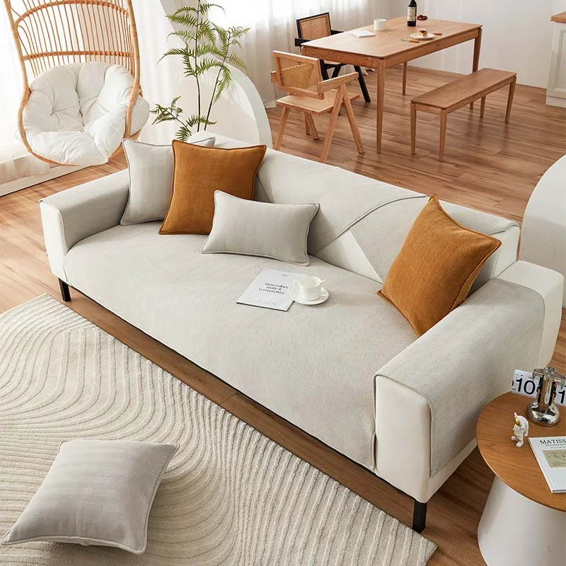 Herringbone Chenille Stoff Møbelbeskytter Sofatrekk | Luvikno