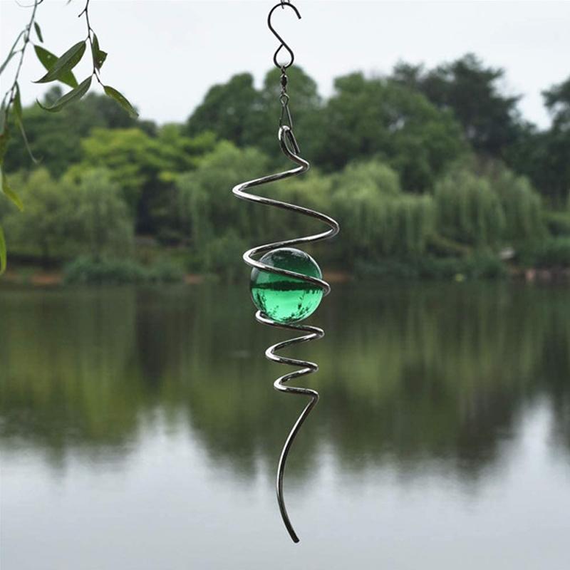 Spiral Crystal Ball Pendant | Luvikno