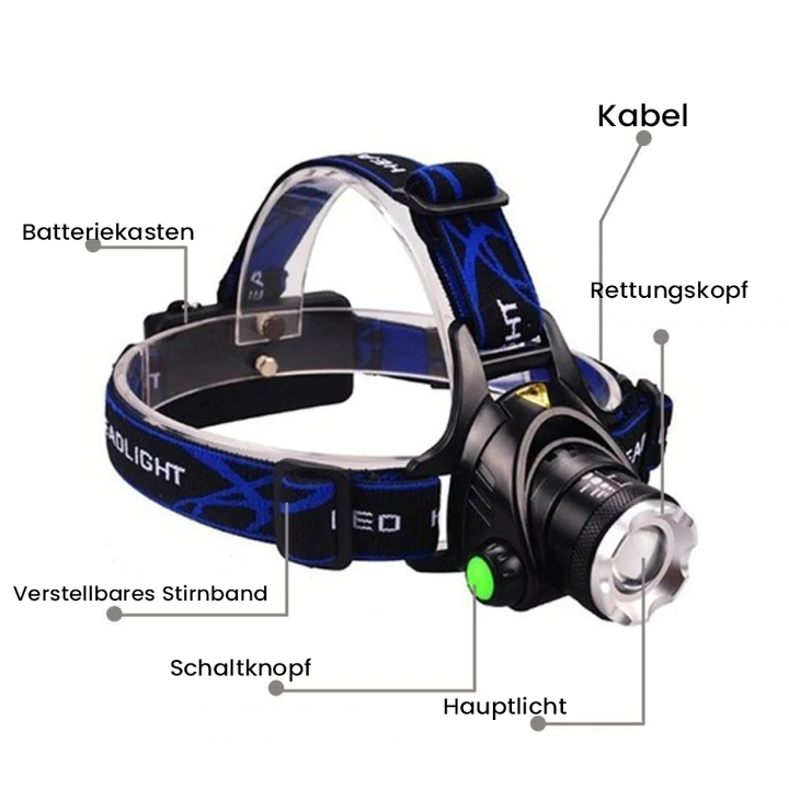 Sporty glitrende spotlight for utendørs | Luvikno
