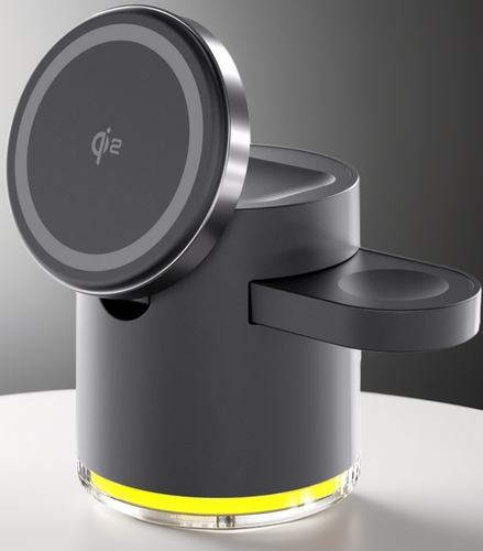 Luvikno | LuxDock Elite Ladingstasjon | Luksus alt-i-ett-løsning for Apple- og Android-enheter