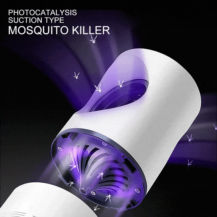 USB Fotokatalytisk Myggdreper UV Lampe, Flue Insektfelle Skadedyr Dreper Lys | Luvikno