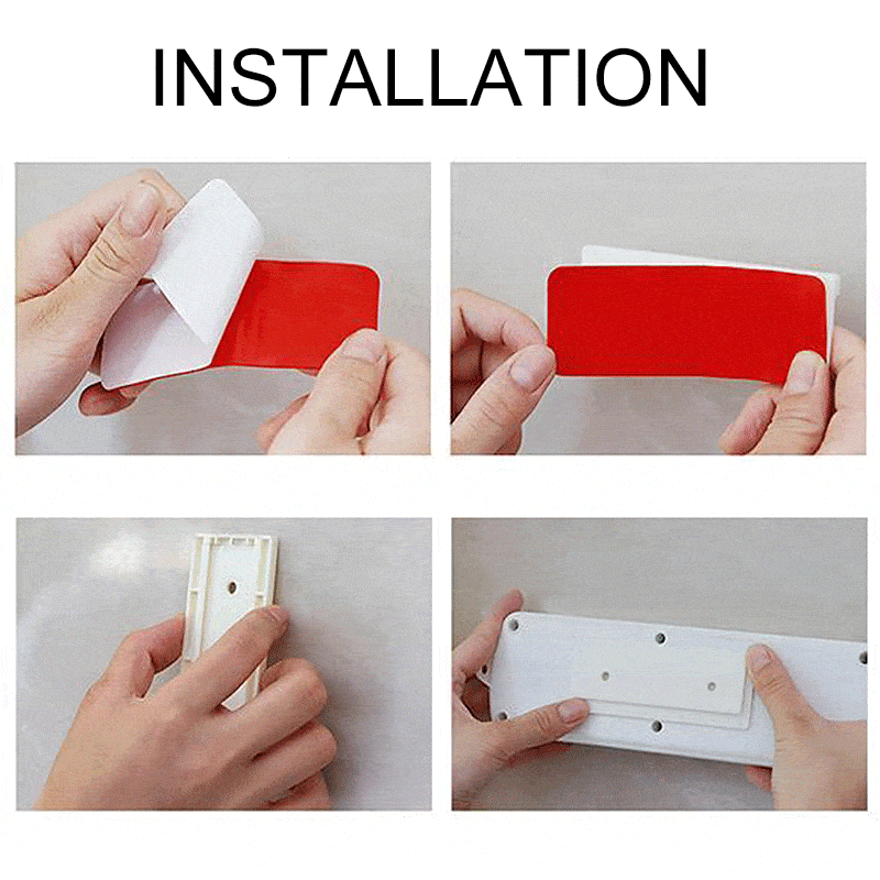 Klebefri Stikkontakt Holder | Luvikno