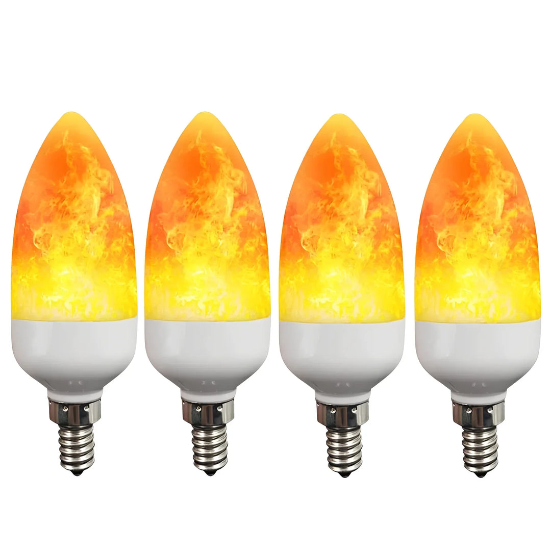 Luvikno | Flammeeffektlampe – 9W LED-lampe med realistisk flammeglød