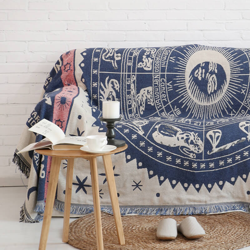 Bohemske strikkede kaster for sofasmykke | Luvikno