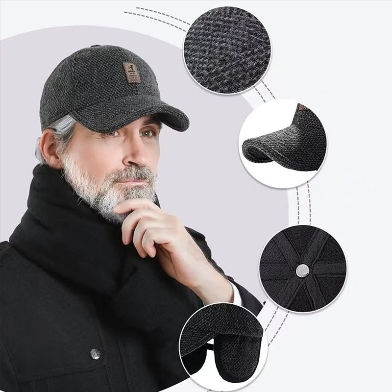 Luvikno | Vinter baseball cap med ørebeskyttere