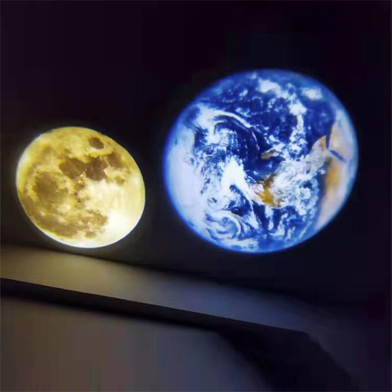 Moon Earth Projection LED Lampe | Luvikno