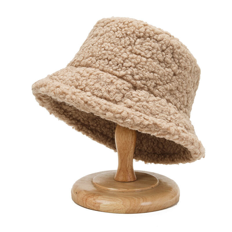 CozySheep Hatt - Varm Teddy Bucket for Vinterdager Luvikno