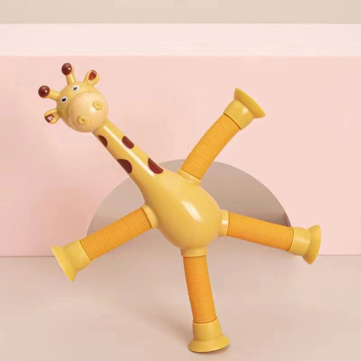 Teleskopisk Sugekop Giraff Leketøy | Luvikno