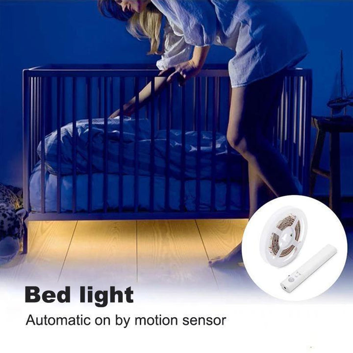 LED bevegelsessensor vanntett lysbelte | Luvikno