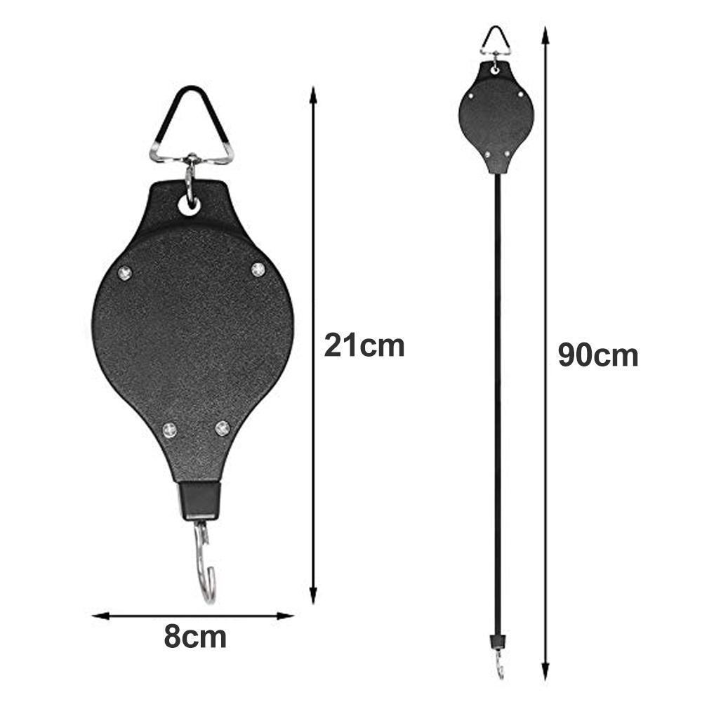 Luvikno | Uttrekkbar krok, plantepulley for hagepotter og fuglematere