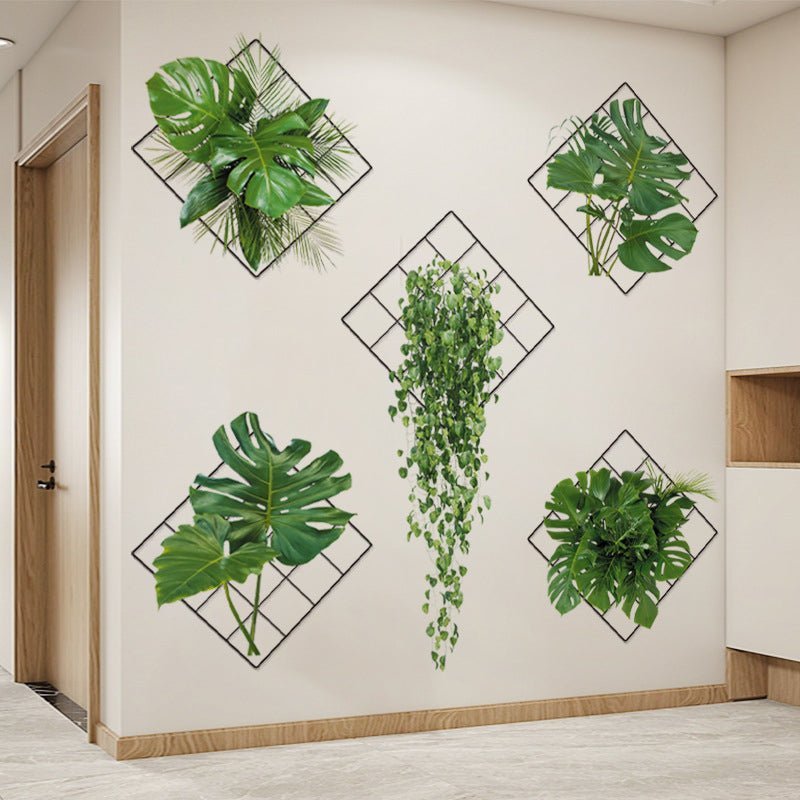 for planter illusjon av realistiske planter stilfullt dekorere | Luvikno