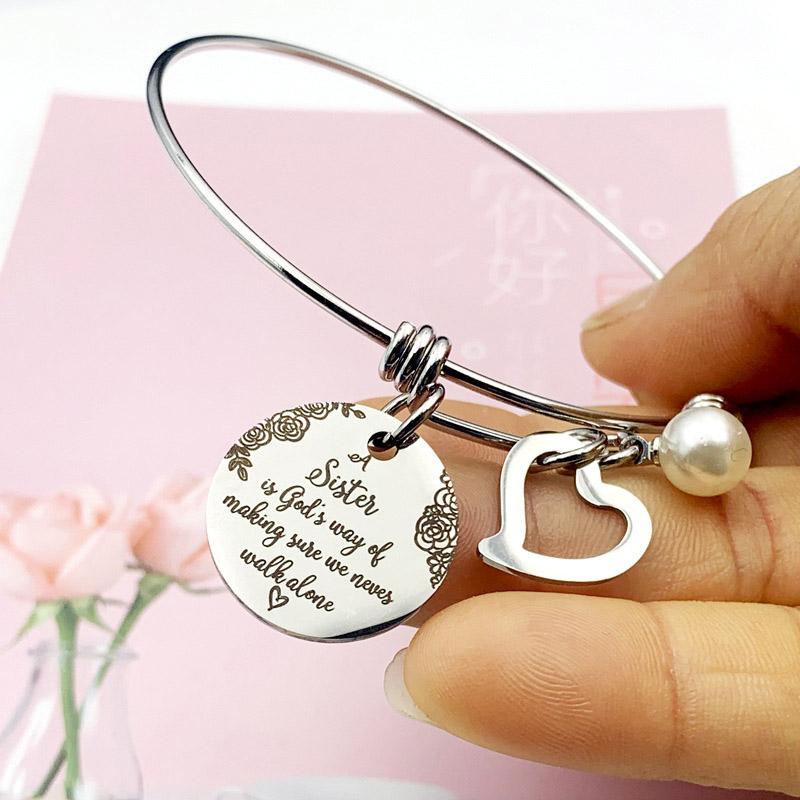 Luvikno | Never walk alone - Søster armbånd