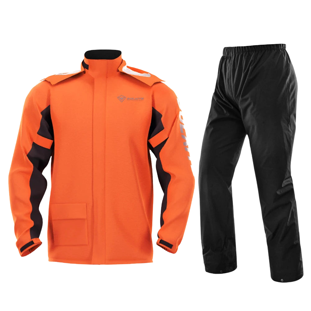 Luvik | Unisex Motorsykkel Regnjakke - vanntett og pustende - Lett design